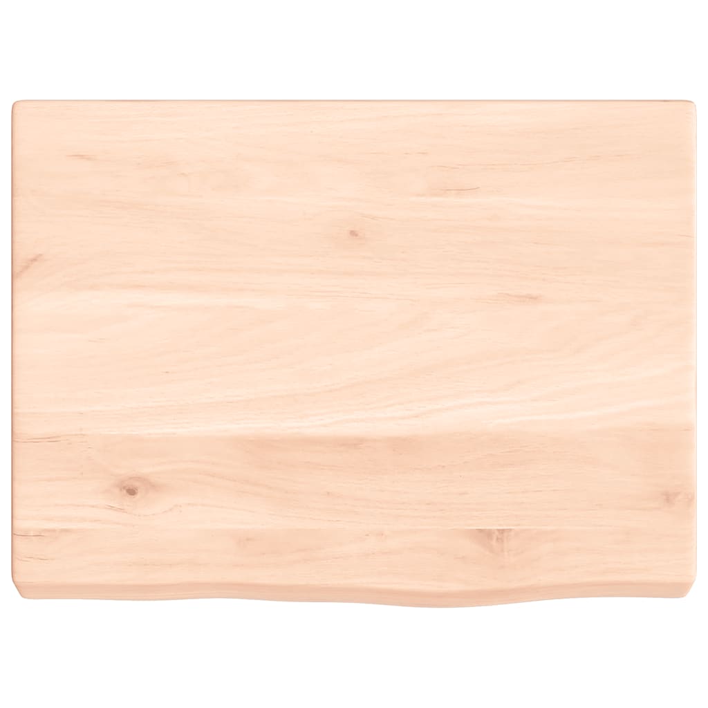 Étagère murale 40x30x(2-4) cm bois de chêne massif non traité - XIOS