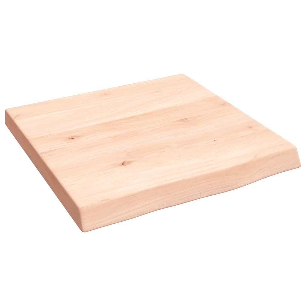 Étagère murale 40x40x(2-4)cm bois de chêne massif non traité - XIOS