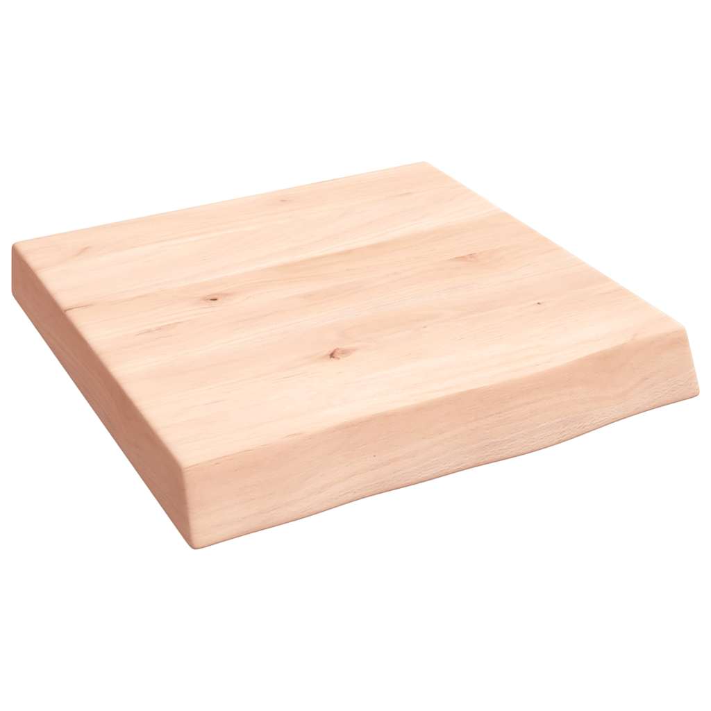 Étagère murale 40x40x(2-6)cm bois de chêne massif non traité - XIOS