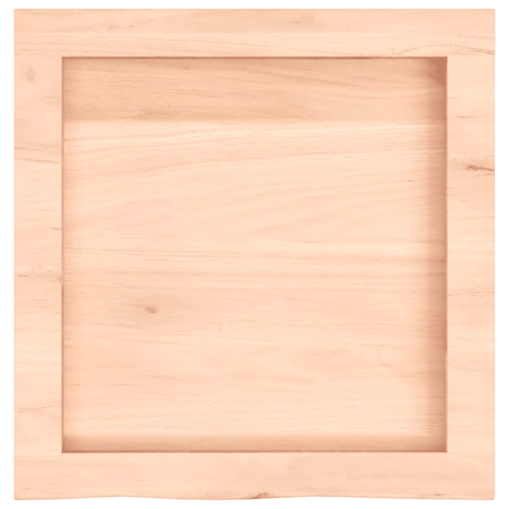Étagère murale 40x40x(2-6)cm bois de chêne massif non traité - XIOS