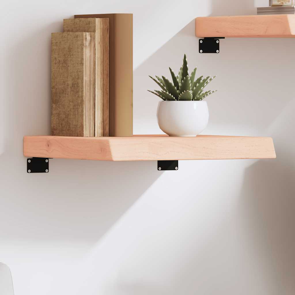 Étagère murale 40x40x(2-6)cm bois de chêne massif non traité - XIOS