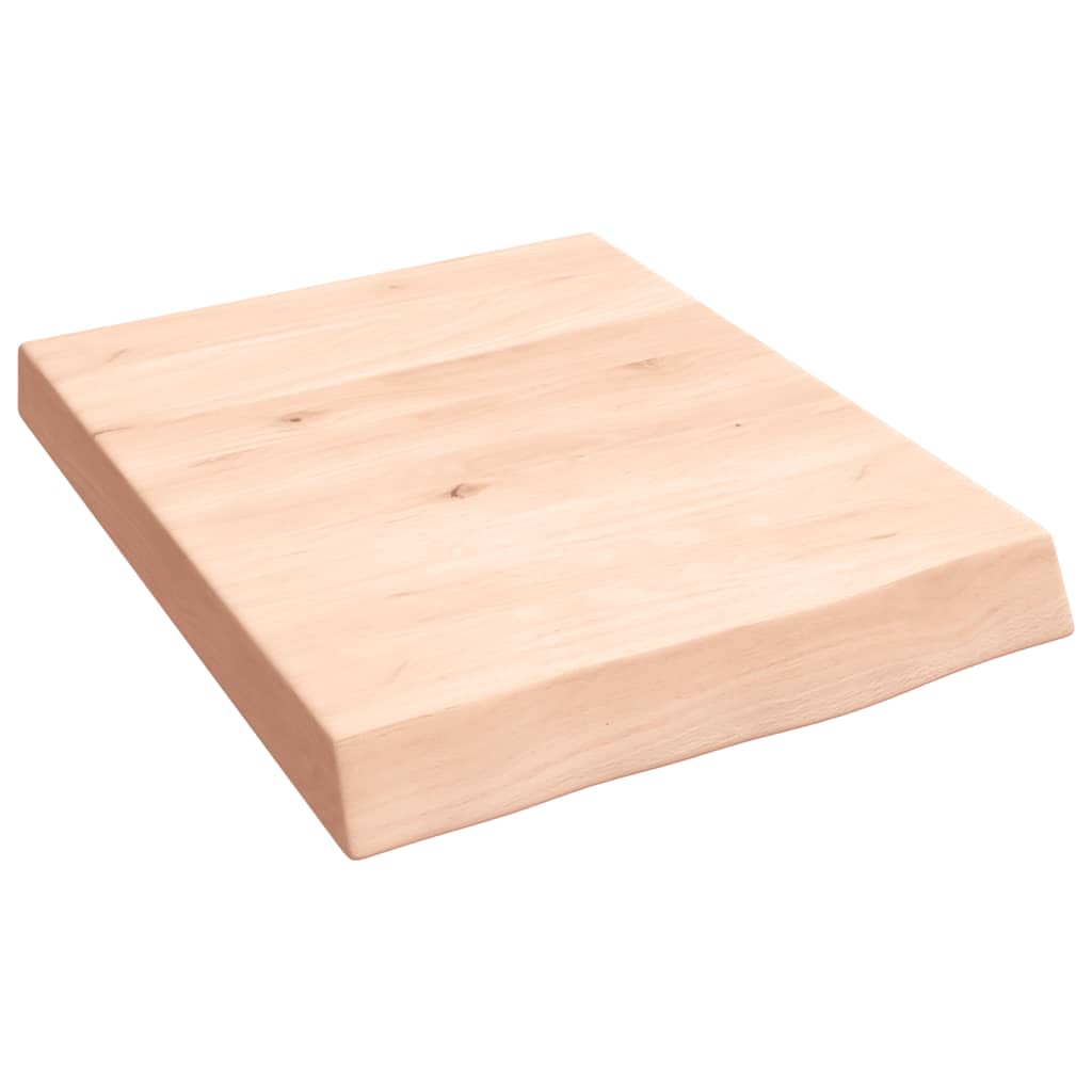 Étagère murale 40x50x(2-6) cm bois de chêne massif non traité - XIOS