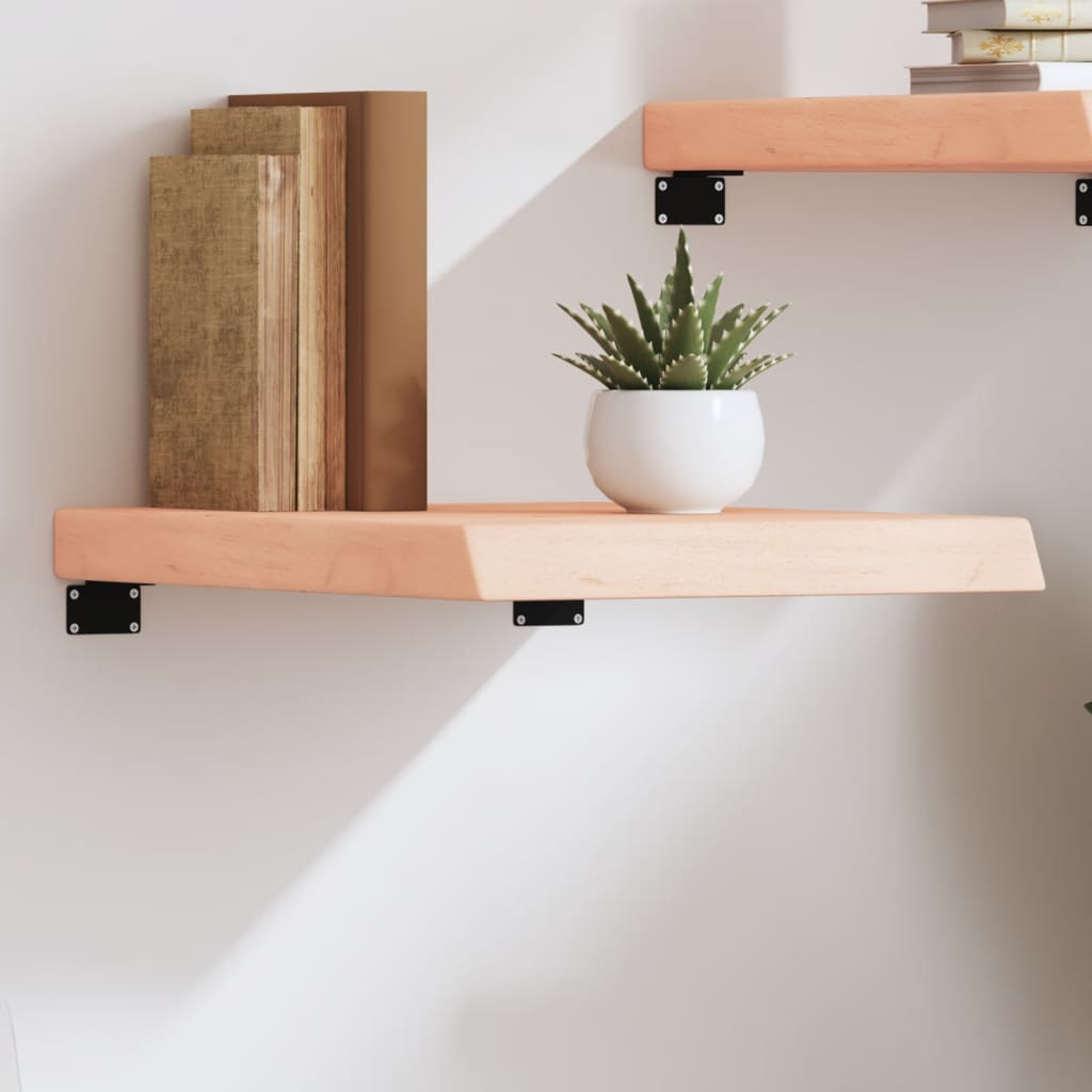 Étagère murale 40x50x(2-6) cm bois de chêne massif non traité - XIOS