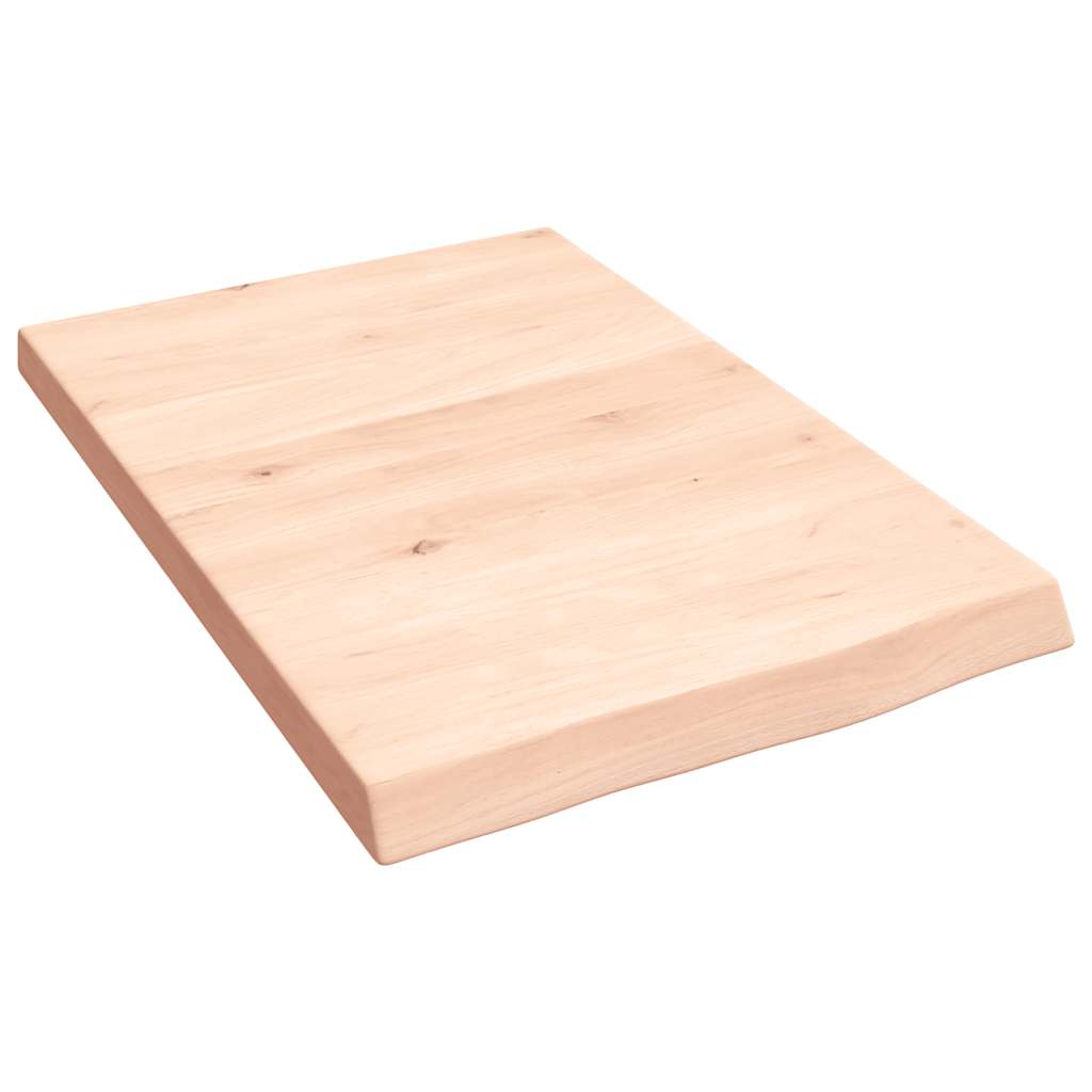 Étagère murale 40x60x(2-4) cm bois de chêne massif non traité - XIOS