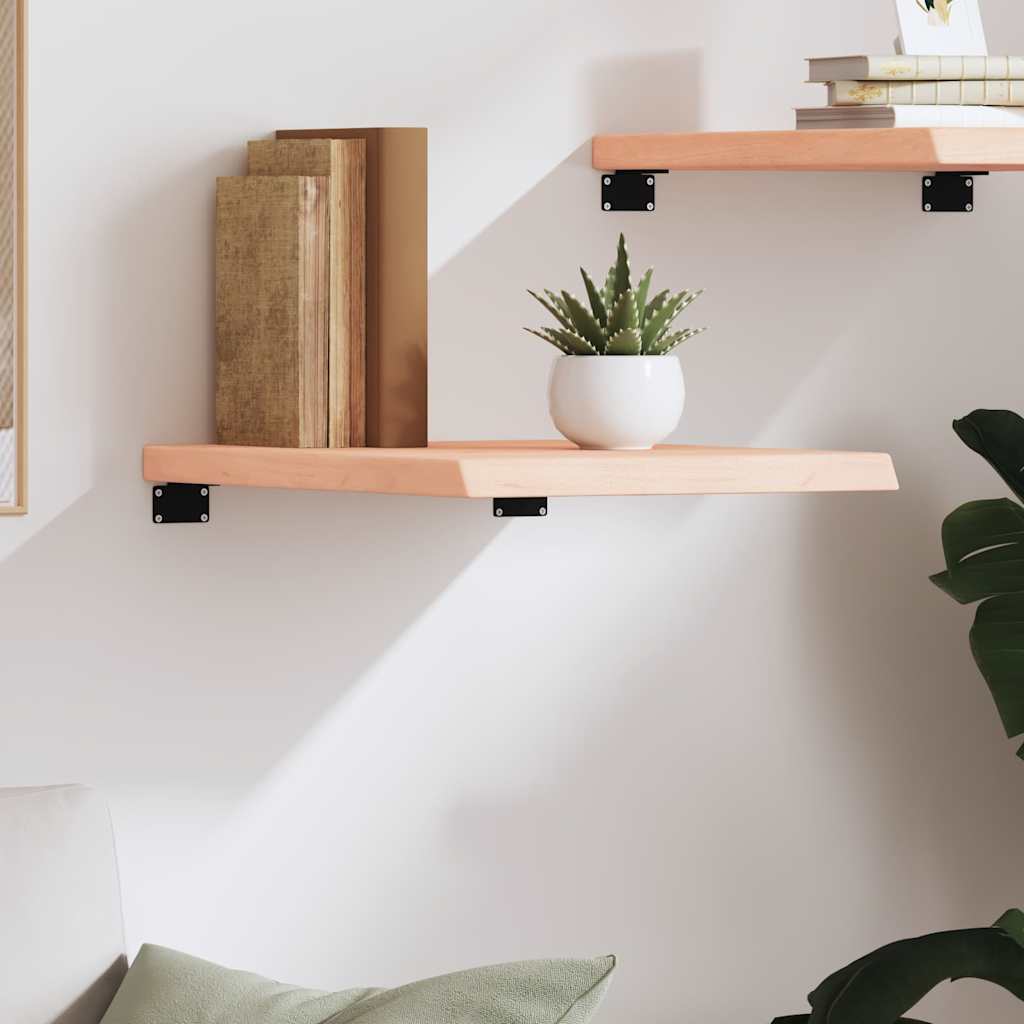 Étagère murale 40x60x(2-4) cm bois de chêne massif non traité - XIOS