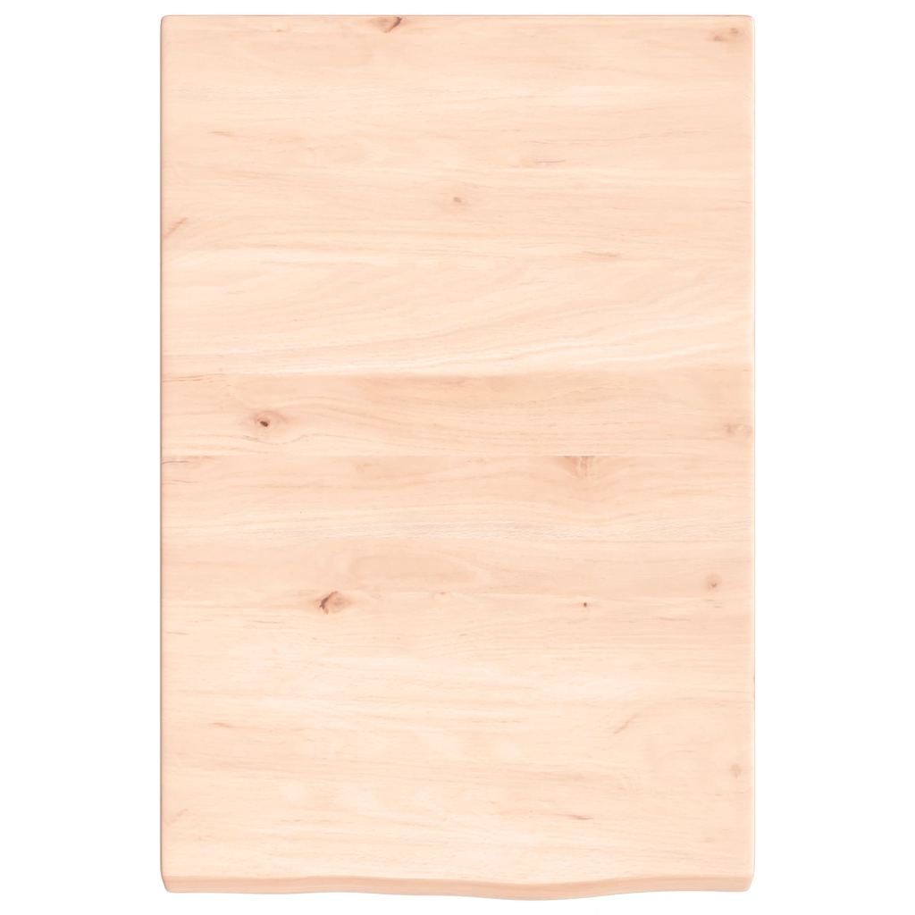 Étagère murale 40x60x(2-4) cm bois de chêne massif non traité - XIOS