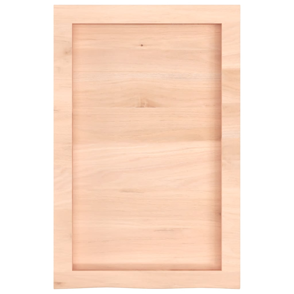 Étagère murale 40x60x(2-4) cm bois de chêne massif non traité - XIOS