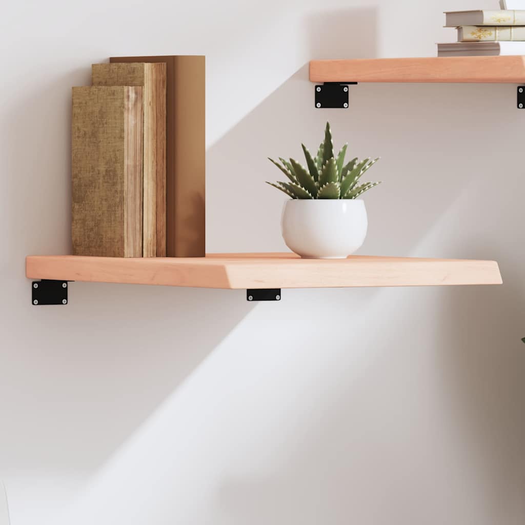 Étagère murale 40x60x(2-4) cm bois de chêne massif non traité - XIOS
