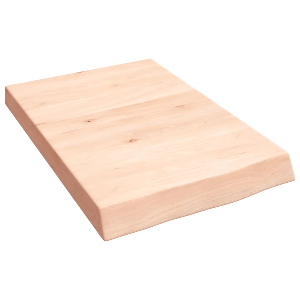 Étagère murale 40x60x(2-6) cm bois de chêne massif non traité - XIOS
