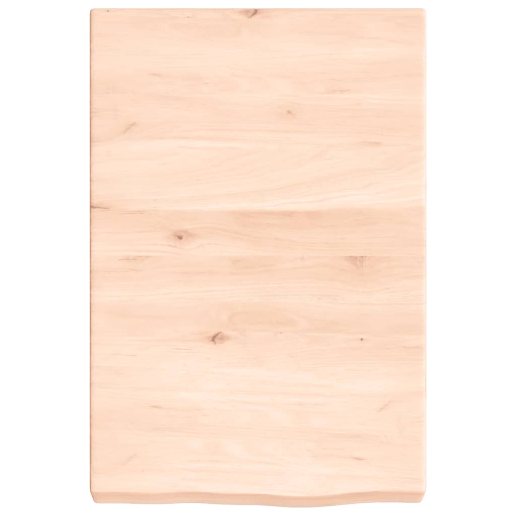 Étagère murale 40x60x(2-6) cm bois de chêne massif non traité - XIOS