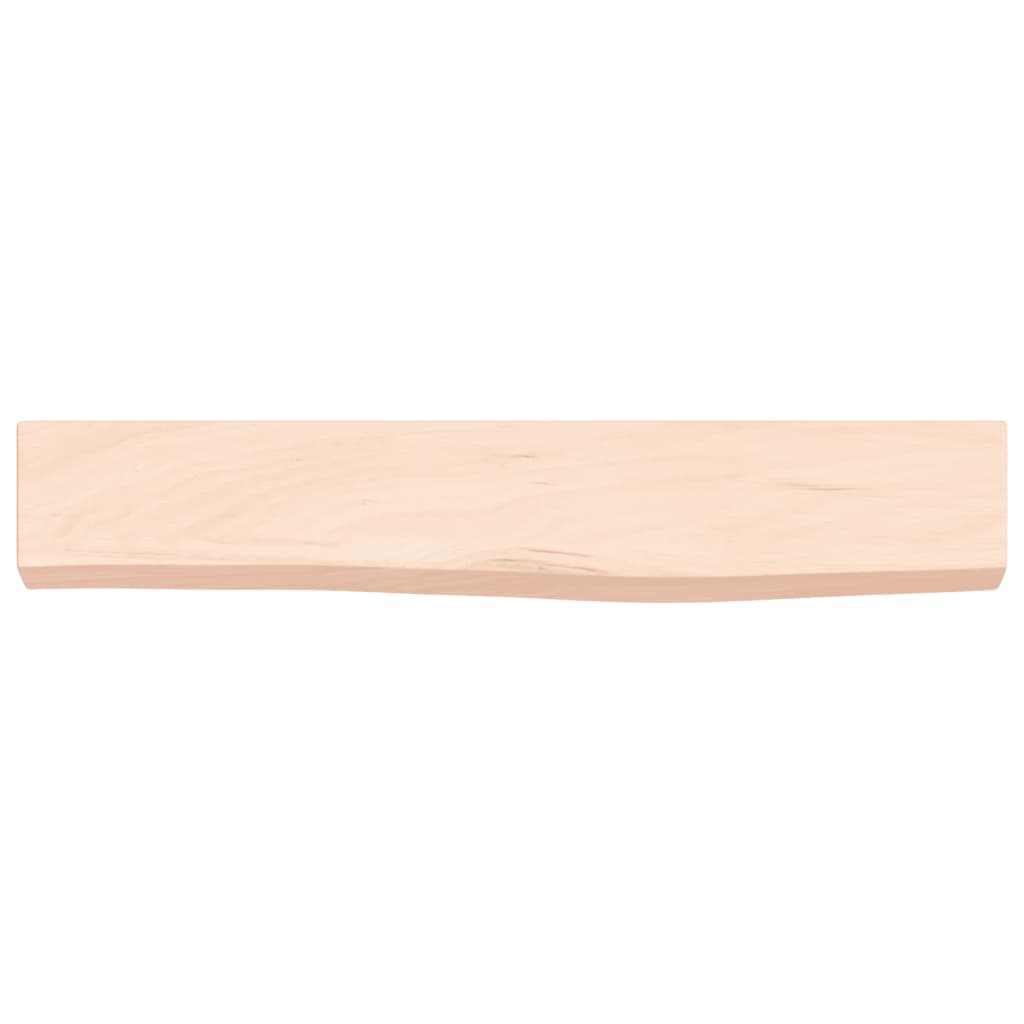 Étagère murale 60x10x4 cm bois de chêne massif non traité - XIOS