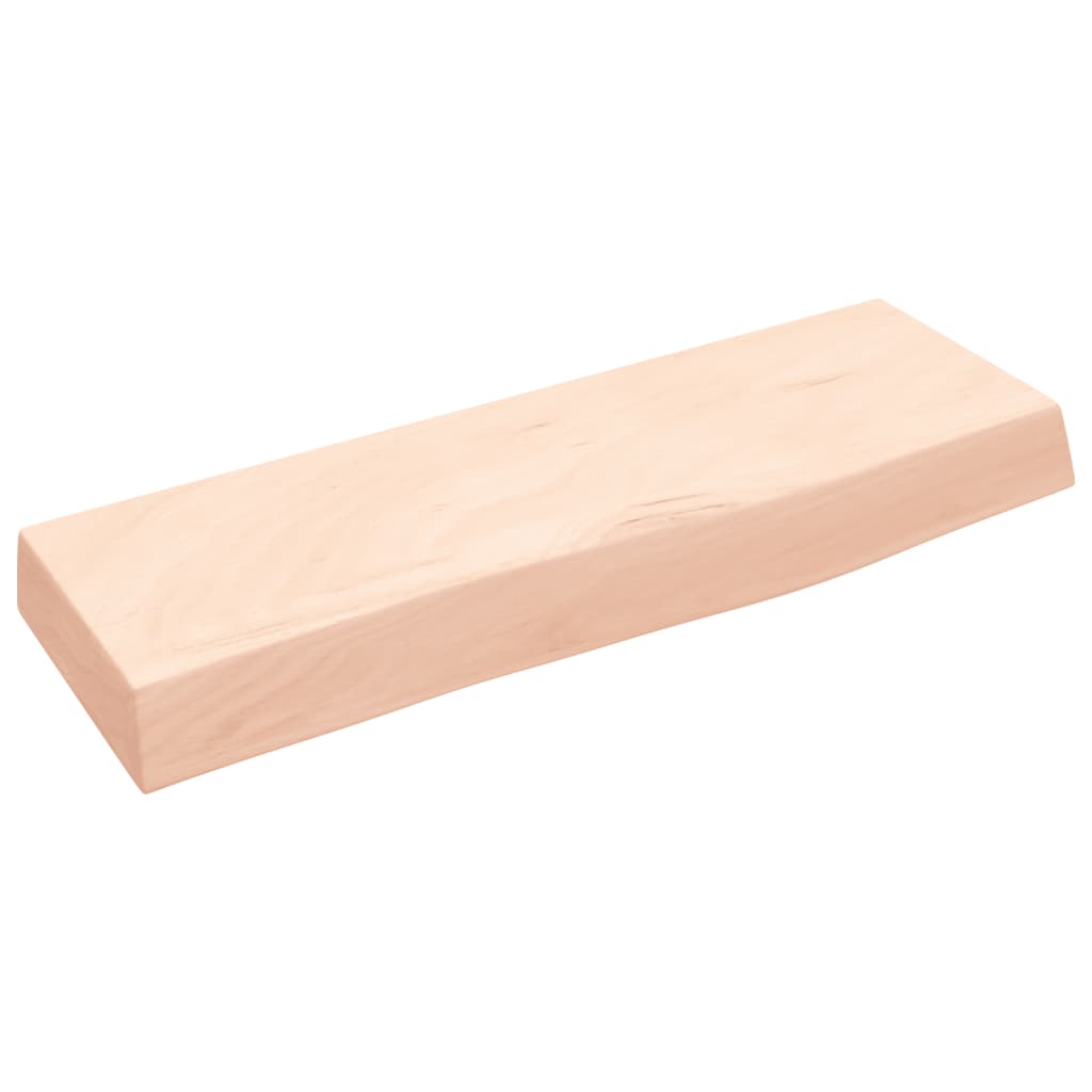 Étagère murale 60x20x6 cm bois de chêne massif non traité - XIOS