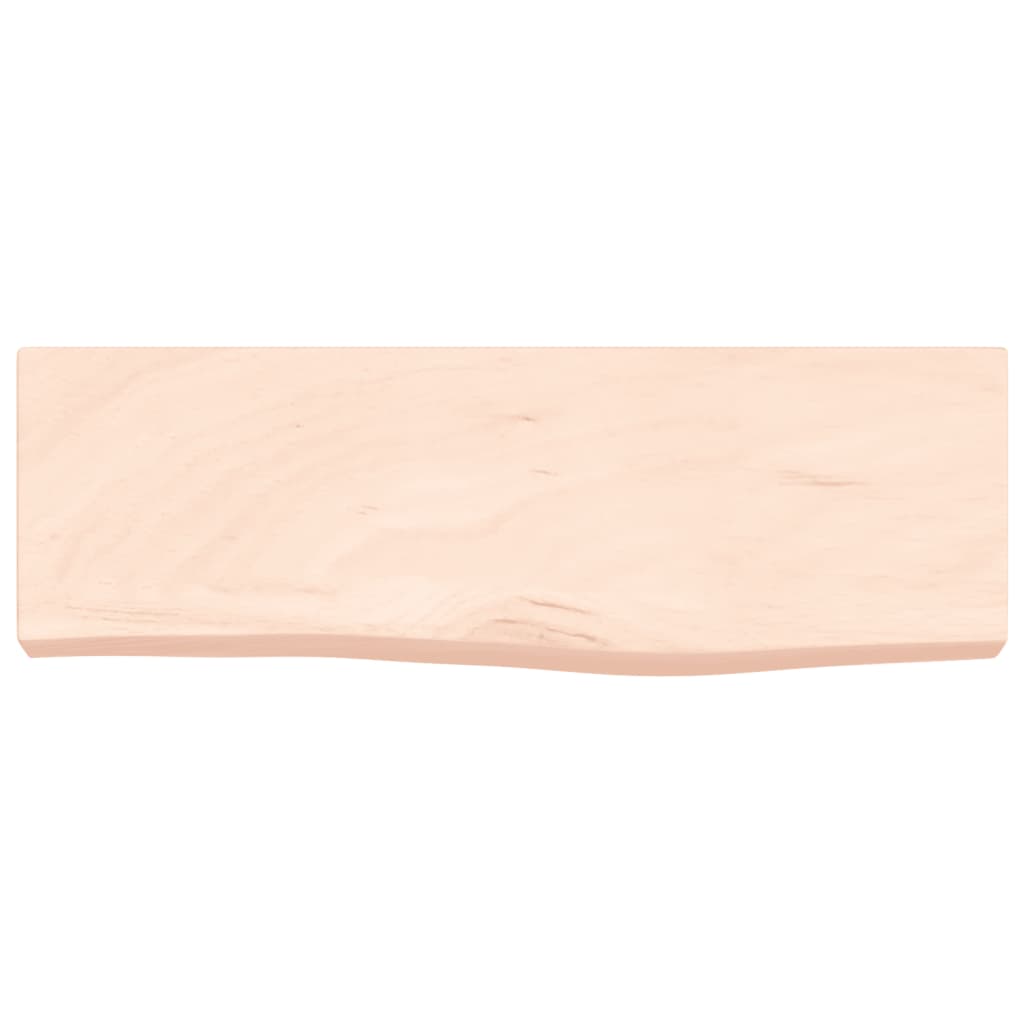 Étagère murale 60x20x6 cm bois de chêne massif non traité - XIOS