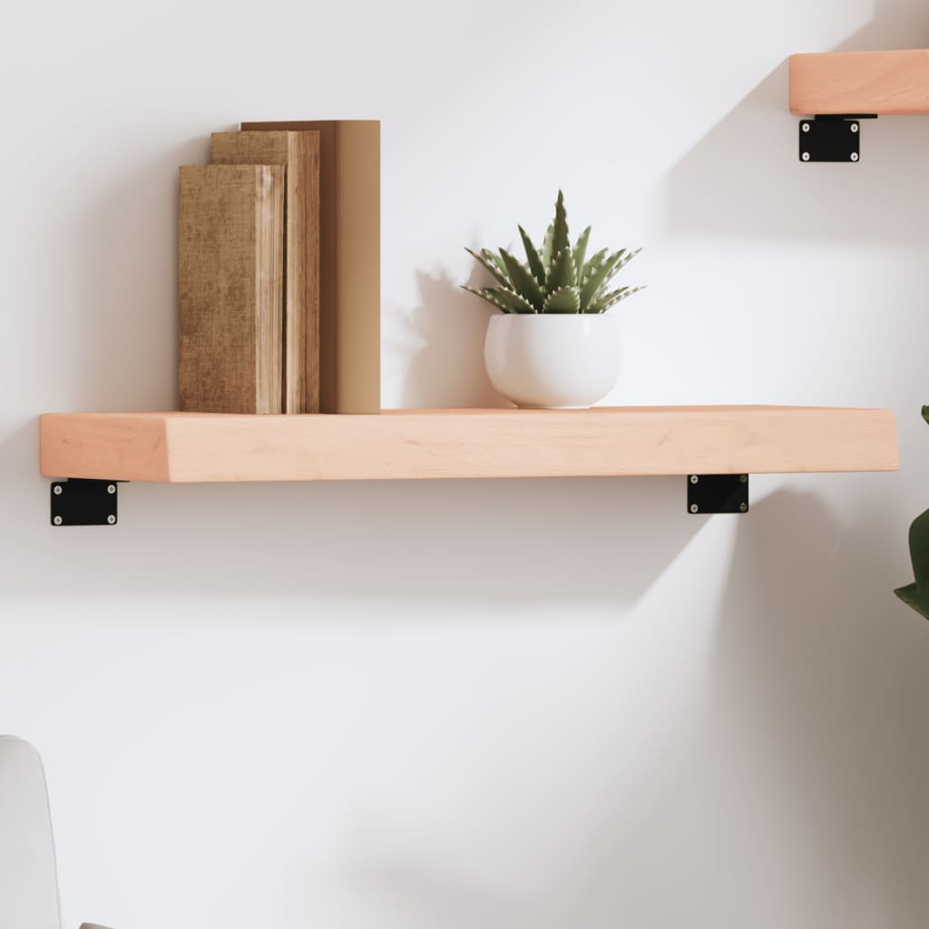 Étagère murale 60x20x6 cm bois de chêne massif non traité - XIOS