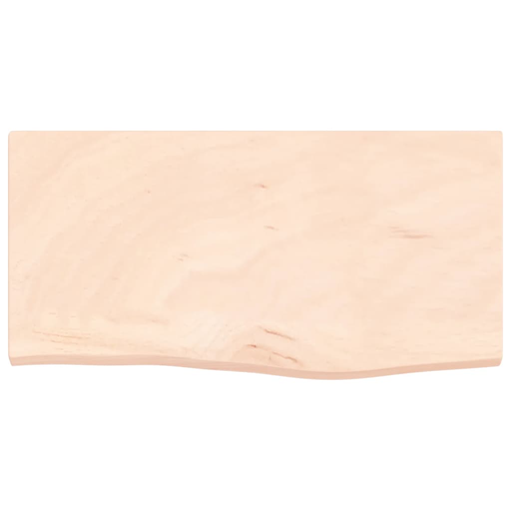 Étagère murale 60x30x2 cm bois de chêne massif non traité - XIOS