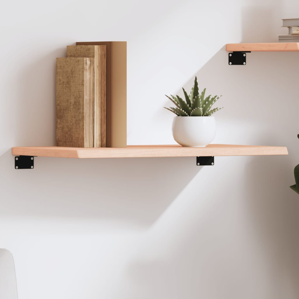 Étagère murale 60x30x2 cm bois de chêne massif non traité - XIOS