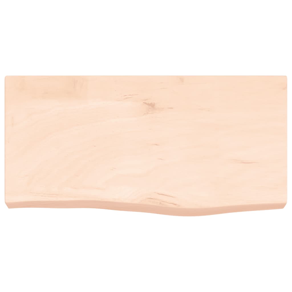 Étagère murale 60x30x(2-6) cm bois de chêne massif non traité - XIOS