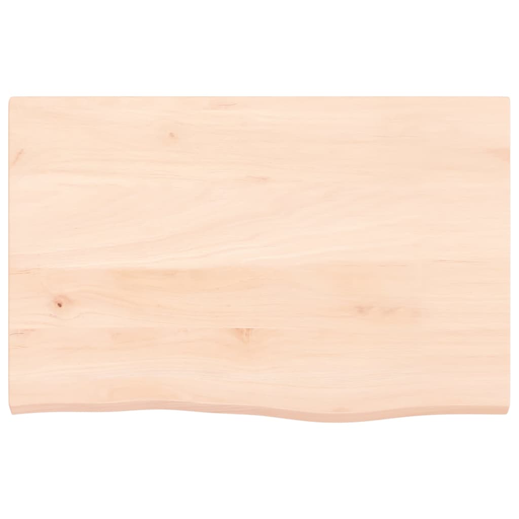 Étagère murale 60x40x2 cm bois de chêne massif non traité - XIOS