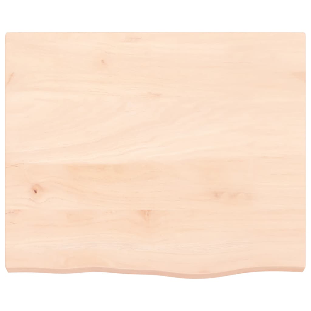 Étagère murale 60x50x(2-4) cm bois de chêne massif non traité - XIOS