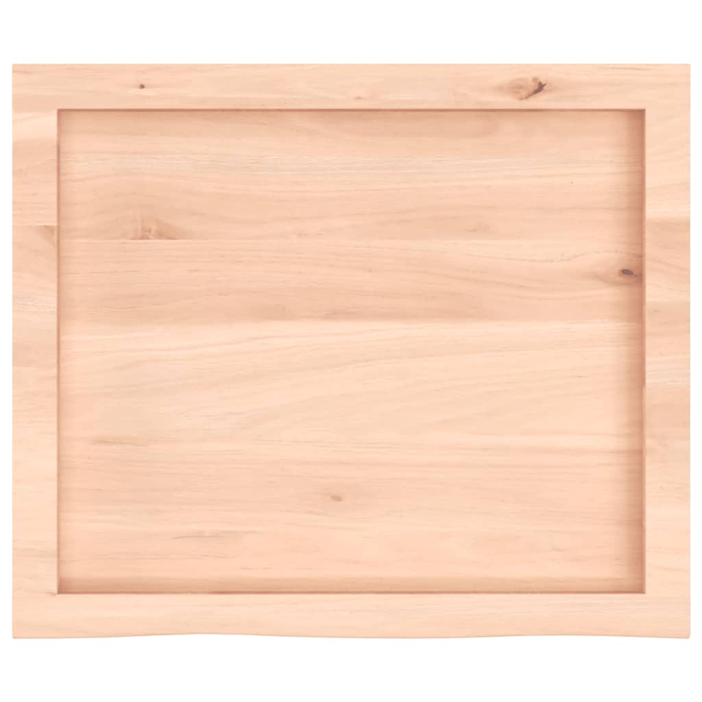 Étagère murale 60x50x(2-4) cm bois de chêne massif non traité - XIOS