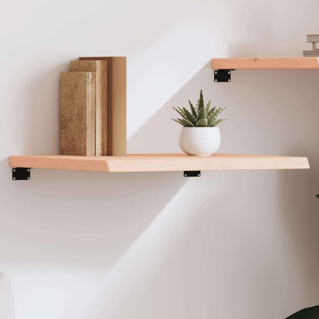 Étagère murale 60x60x(2-4) cm bois de chêne massif non traité - XIOS
