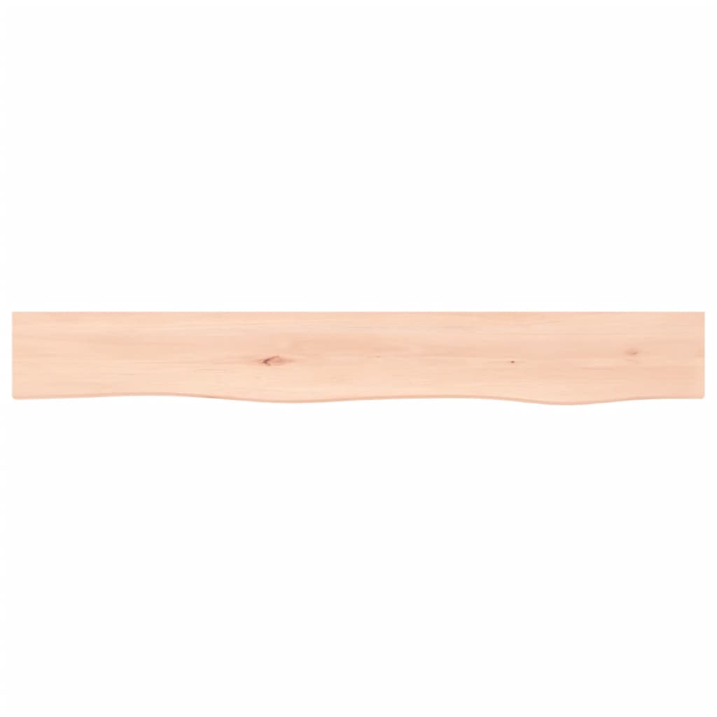 Étagère murale 80x10x2 cm bois de chêne massif non traité - XIOS