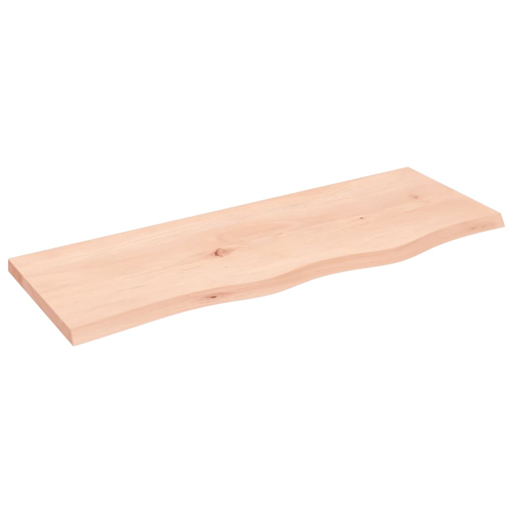 Étagère murale 80x30x2 cm bois de chêne massif non traité - XIOS