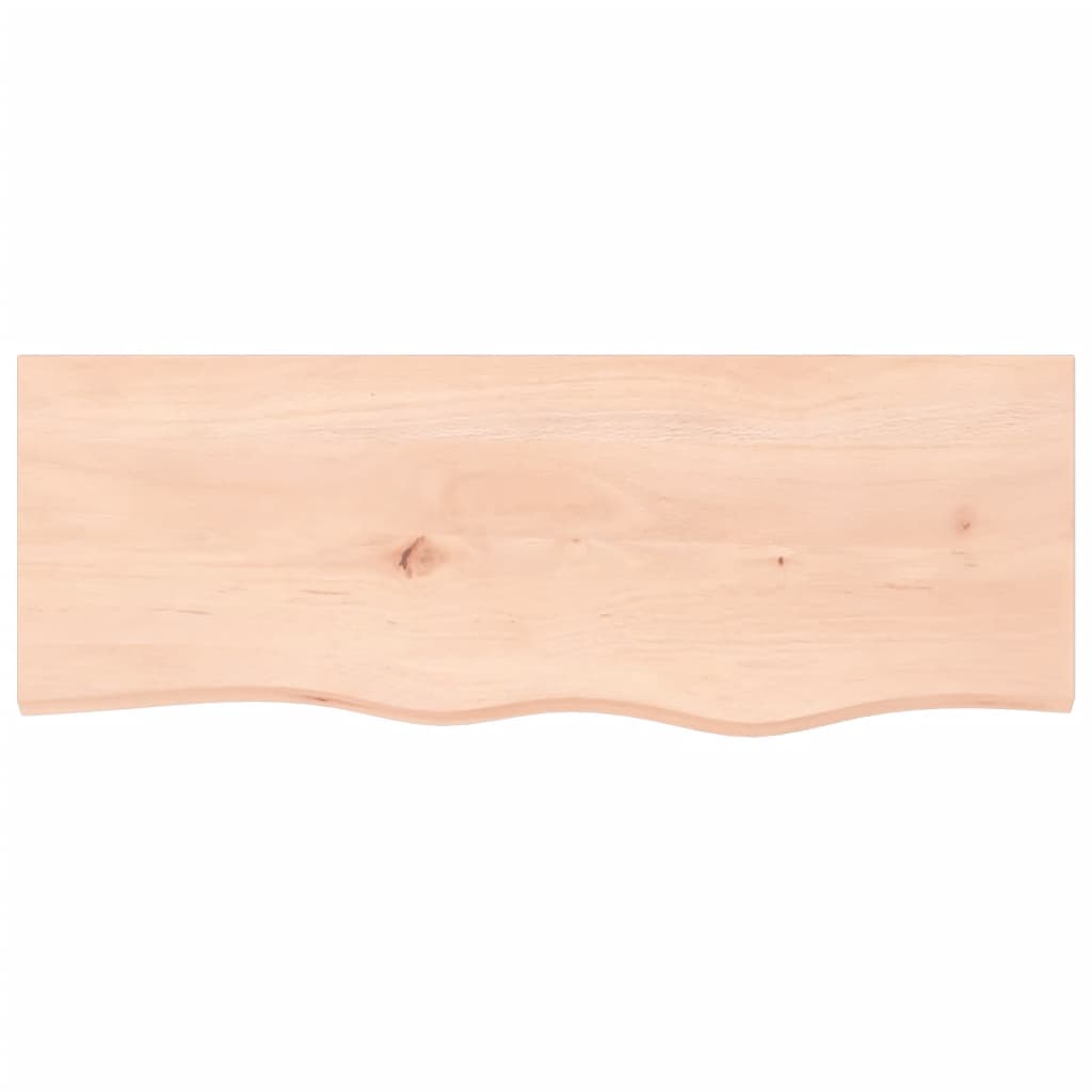 Étagère murale 80x30x2 cm bois de chêne massif non traité - XIOS