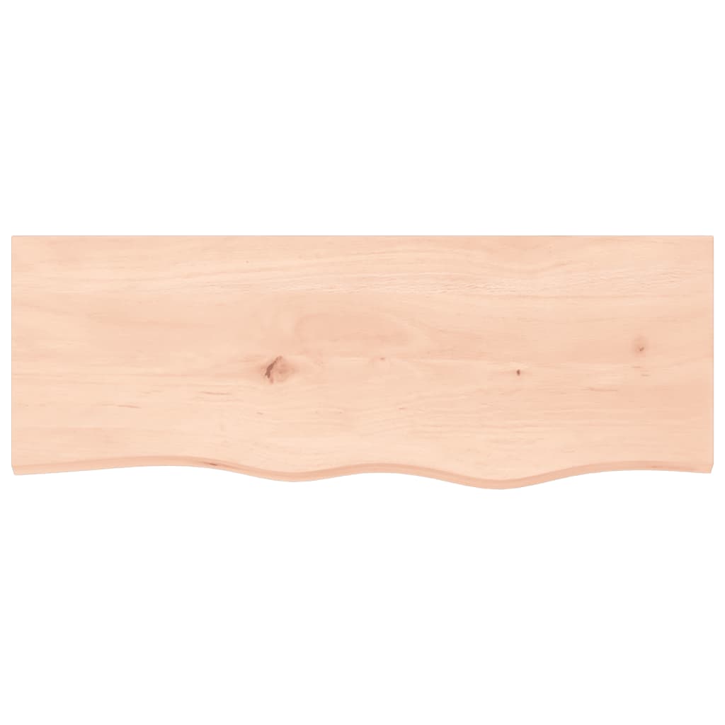 Étagère murale 80x30x(2-4) cm bois de chêne massif non traité - XIOS