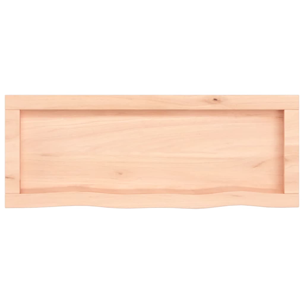 Étagère murale 80x30x(2-6) cm bois de chêne massif non traité - XIOS