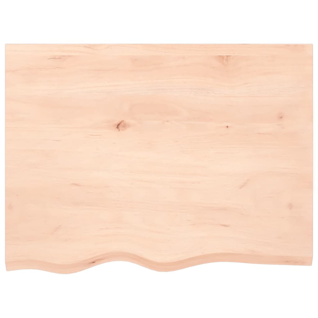 Étagère murale 80x60x2 cm bois de chêne massif non traité - XIOS