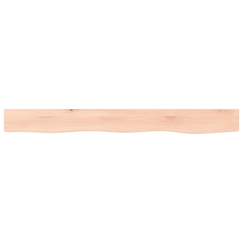 Étagère murale 100x10x2 cm bois de chêne massif non traité - XIOS