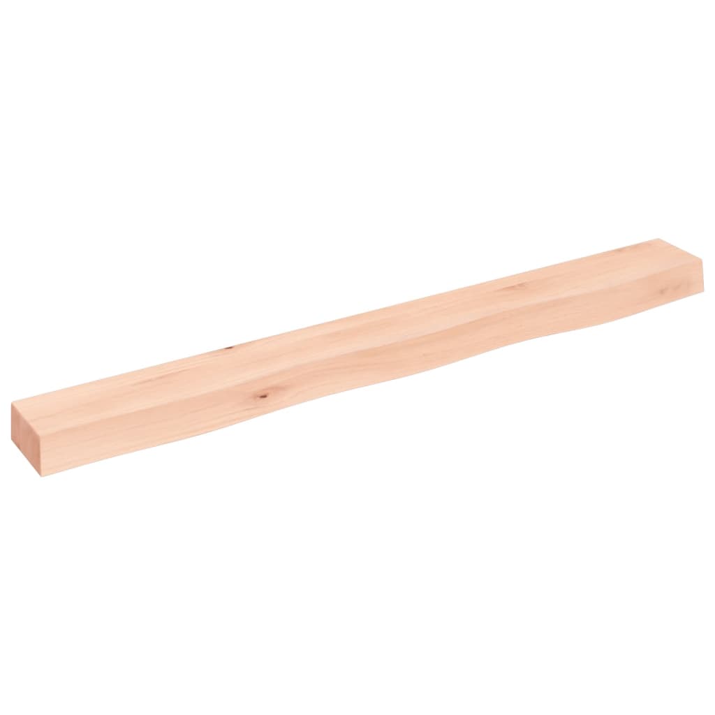 Étagère murale 100x10x6 cm bois de chêne massif non traité - XIOS