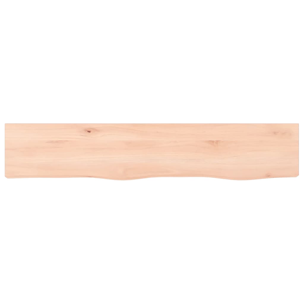 Étagère murale 100x20x2 cm bois de chêne massif non traité - XIOS