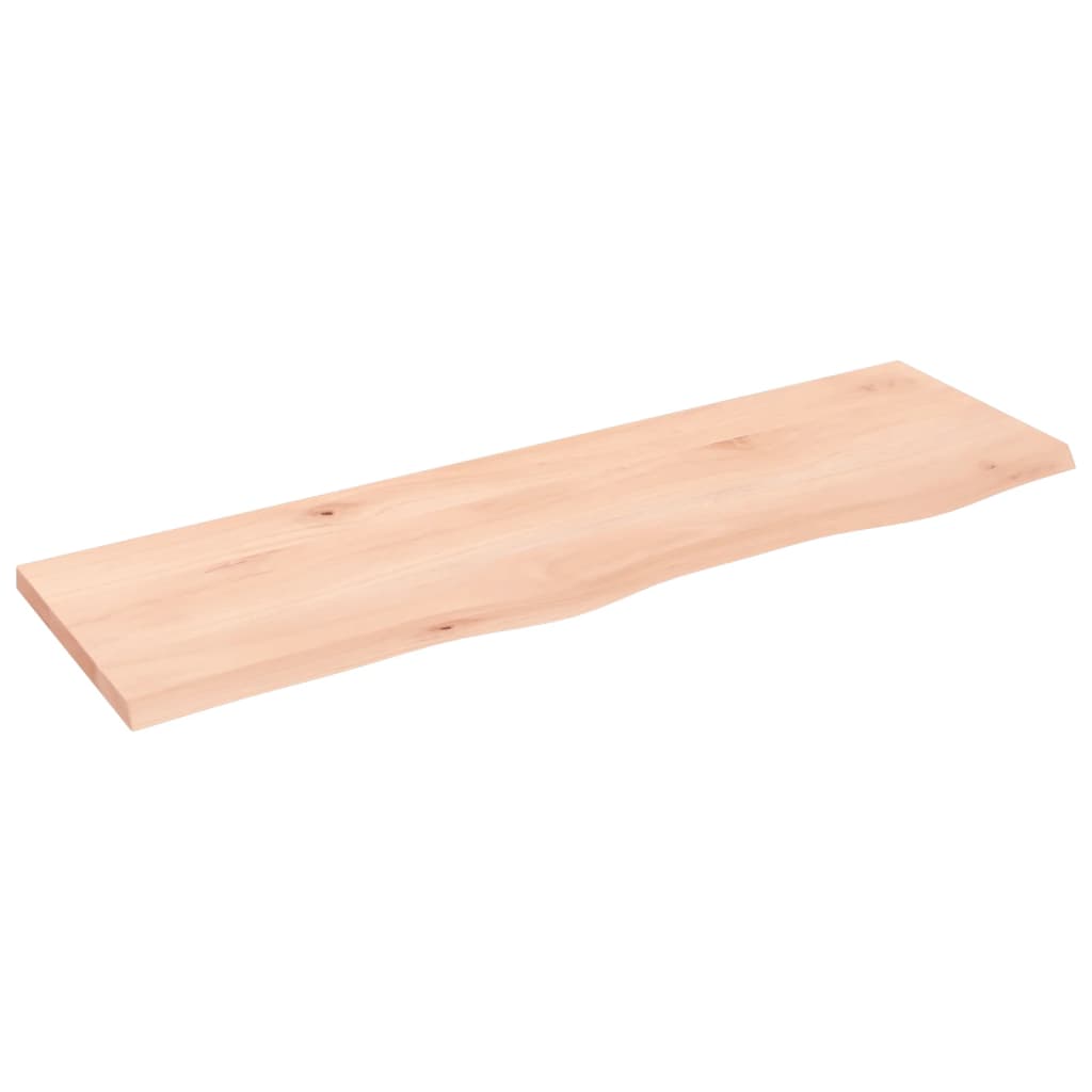 Étagère murale 100x30x2 cm bois de chêne massif non traité - XIOS