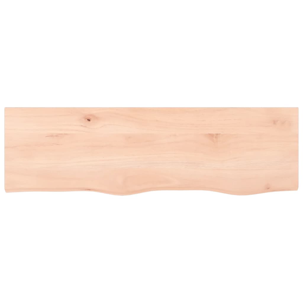 Étagère murale 100x30x2 cm bois de chêne massif non traité - XIOS