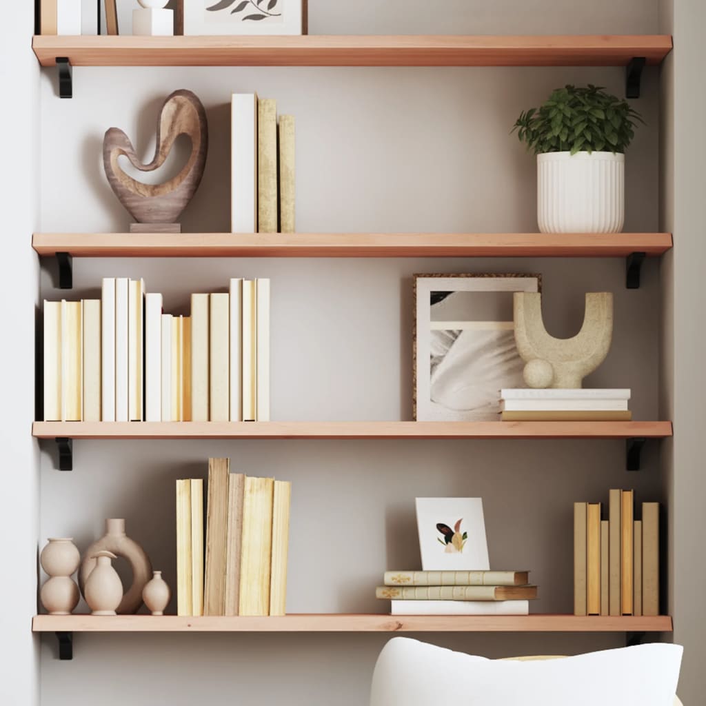 Étagère murale 100x30x2 cm bois de chêne massif non traité - XIOS