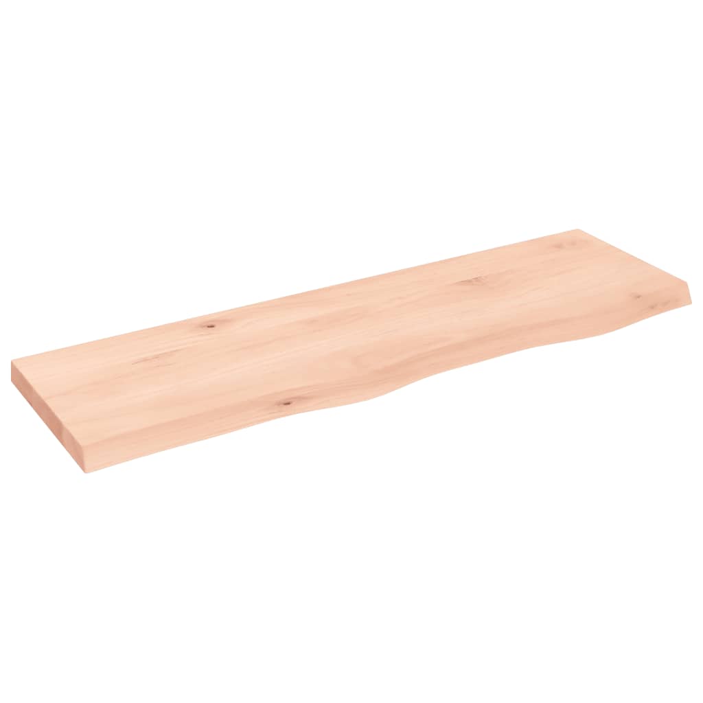 Étagère murale 100x30x(2-4) cm bois de chêne massif non traité - XIOS