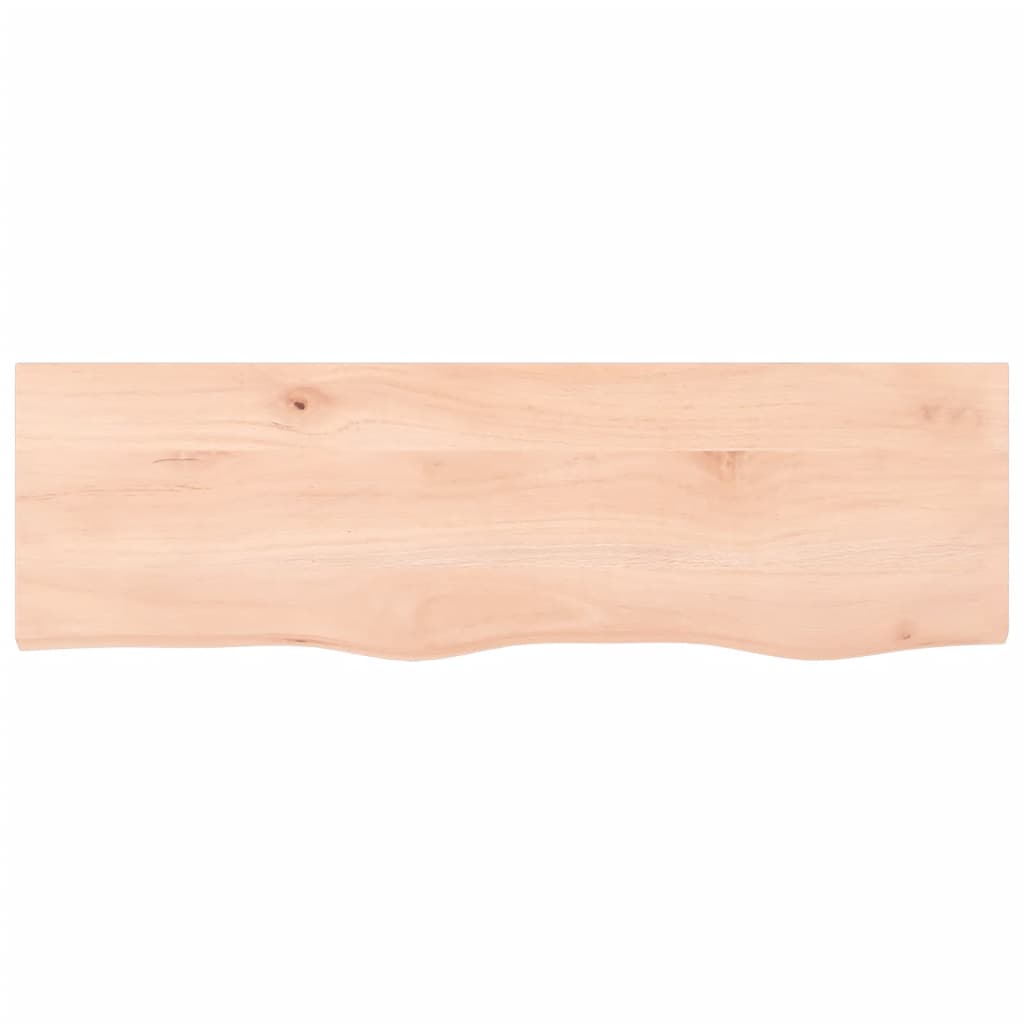 Étagère murale 100x30x(2-4) cm bois de chêne massif non traité - XIOS