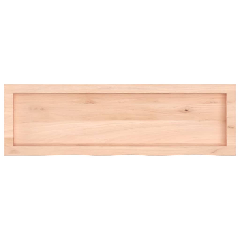 Étagère murale 100x30x(2-4) cm bois de chêne massif non traité - XIOS