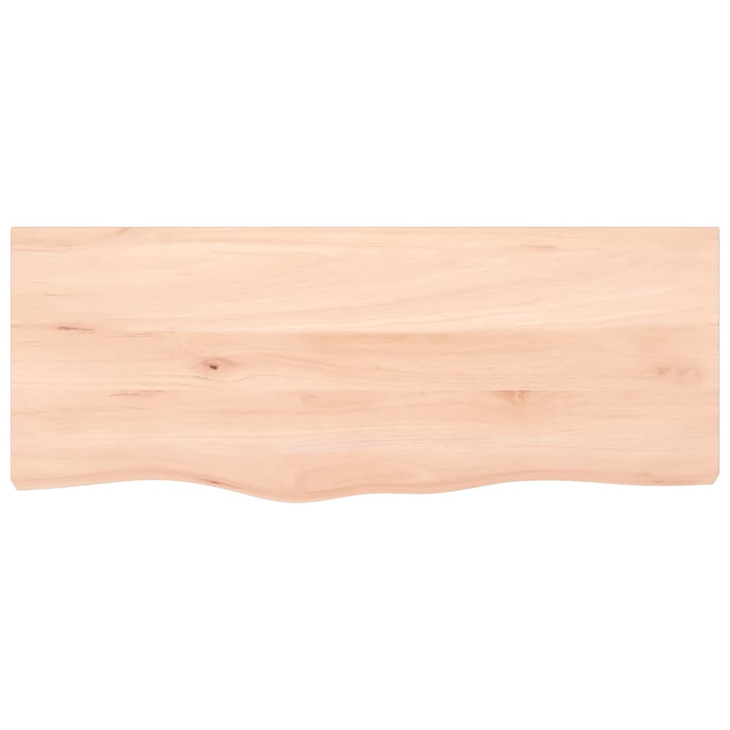 Étagère murale 100x40x(2-4) cm bois de chêne massif non traité - XIOS