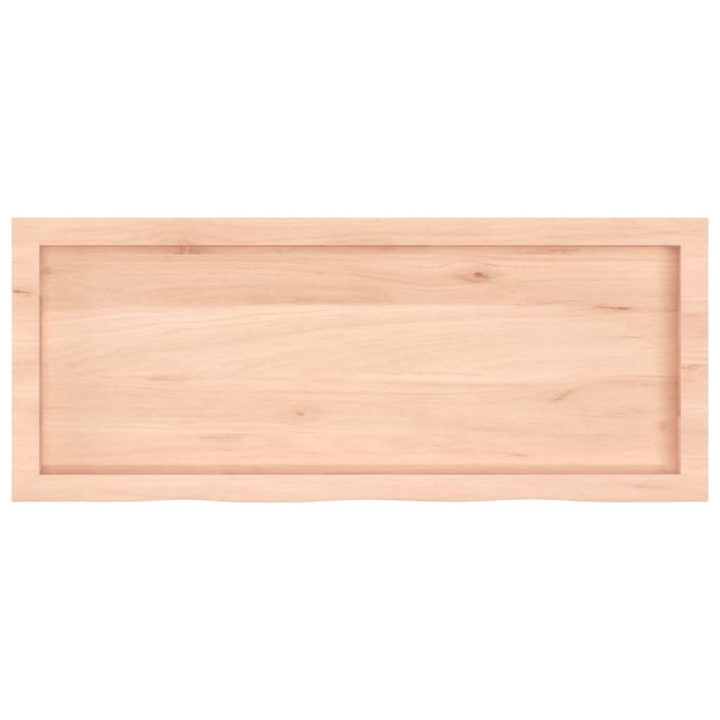 Étagère murale 100x40x(2-4) cm bois de chêne massif non traité - XIOS