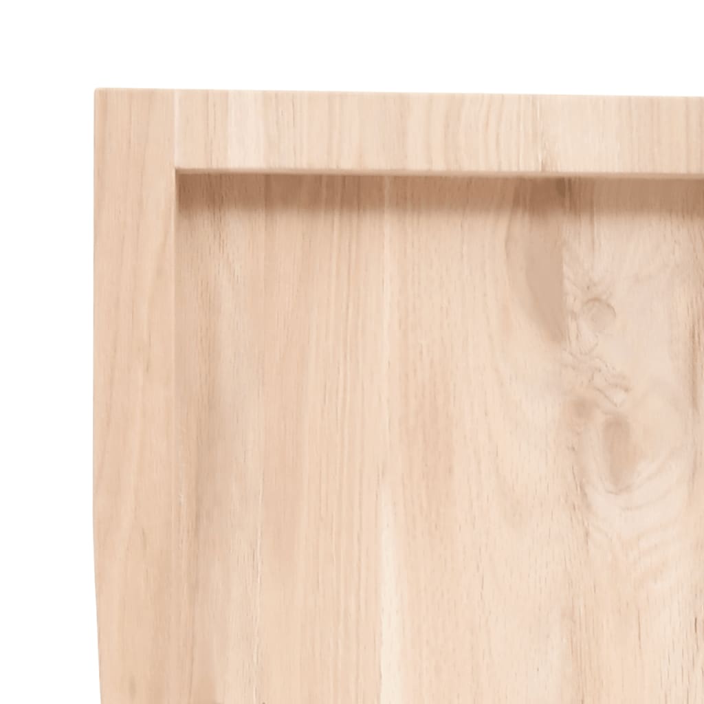 Étagère murale 100x50x(2-4) cm bois de chêne massif non traité - XIOS