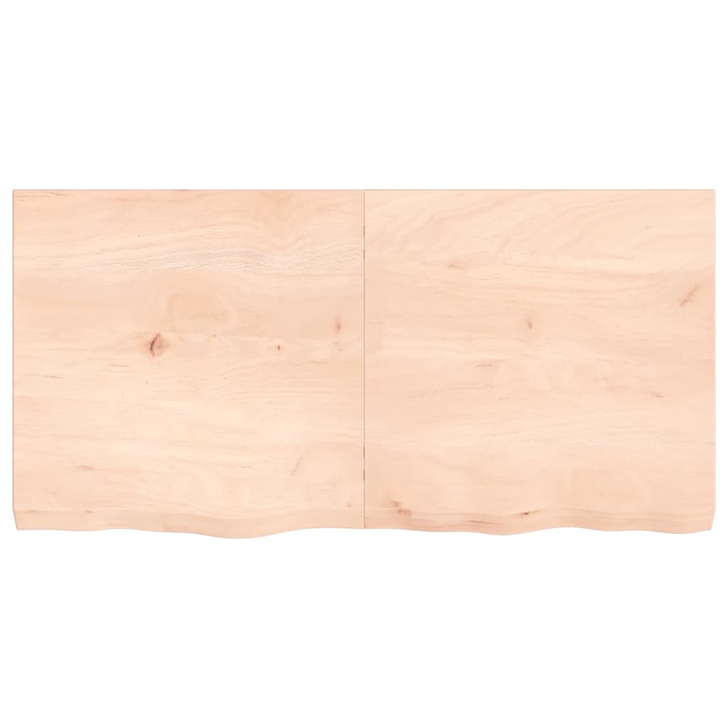 Étagère murale 120x60x(2-6) cm bois de chêne massif non traité - XIOS