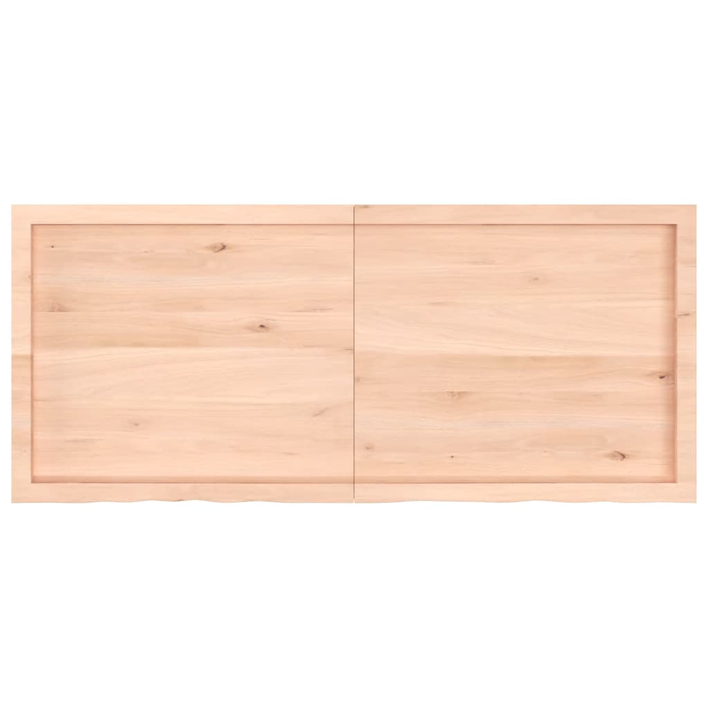 Étagère murale 140x60x(2-4) cm bois de chêne massif non traité - XIOS