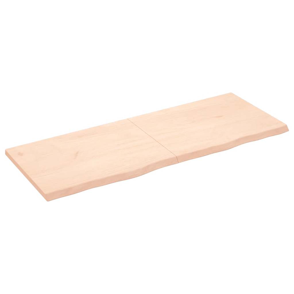 Étagère murale 160x60x(2-4) cm bois de chêne massif non traité - XIOS