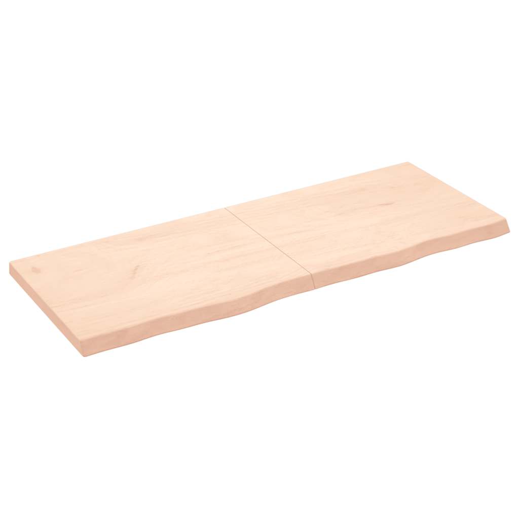 Étagère murale 160x60x(2-6) cm bois de chêne massif non traité - XIOS