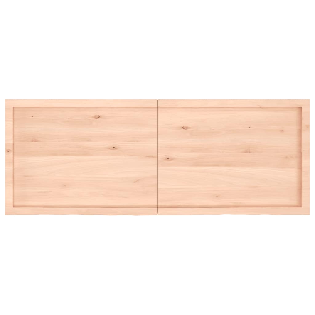 Étagère murale 160x60x(2-6) cm bois de chêne massif non traité - XIOS