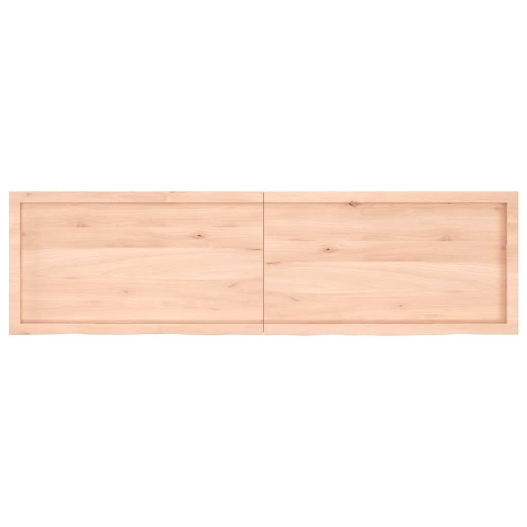Étagère murale 180x50x(2-6) cm bois de chêne massif non traité - XIOS
