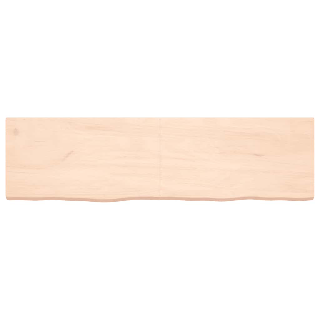 Étagère murale 180x50x(2-6) cm bois de chêne massif non traité - XIOS
